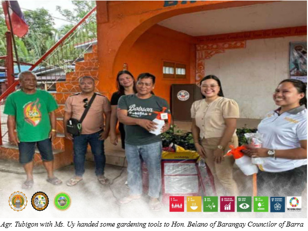 College of Agriculture and Forestry--Future Agriculturists  Launched  Suburban Community Gardening: Teamnabangay Gulayan sa Barangay Project at Barangay Barra, Tudela, MisOcc